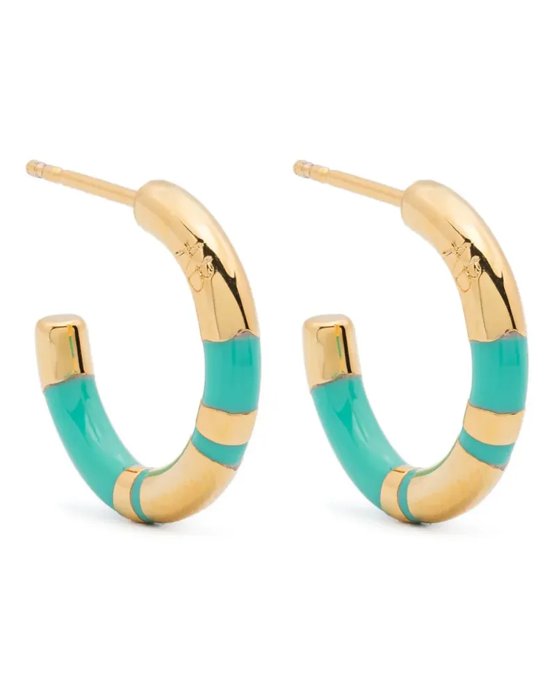 Aurélie Bidermann mini Positano hoop earrings - Gold Gold