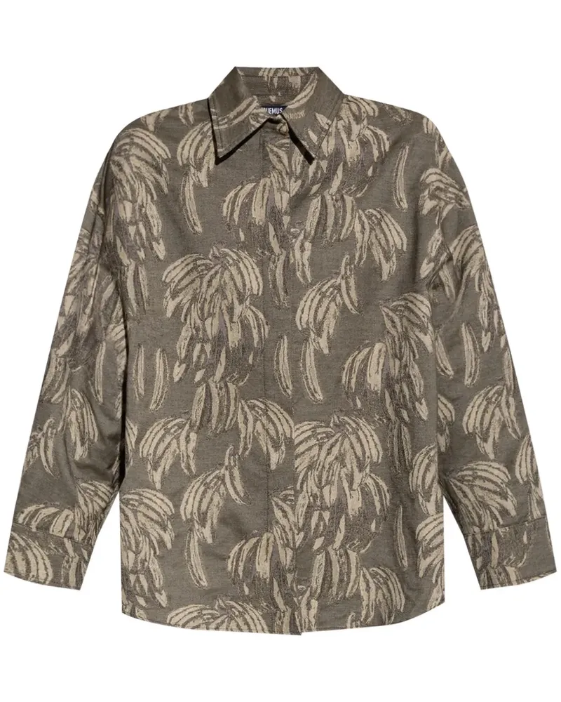 Jacquemus Hemd aus Bananen-Jacquard - Grau Grau