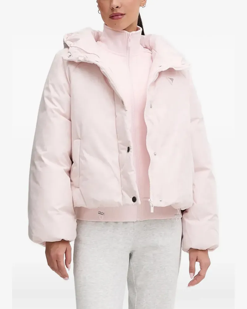 Guess hooded padded jacket - Rosa Rosa