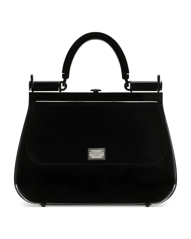 Dolce & Gabbana Sicily Box Tote Bag - Schwarz Schwarz