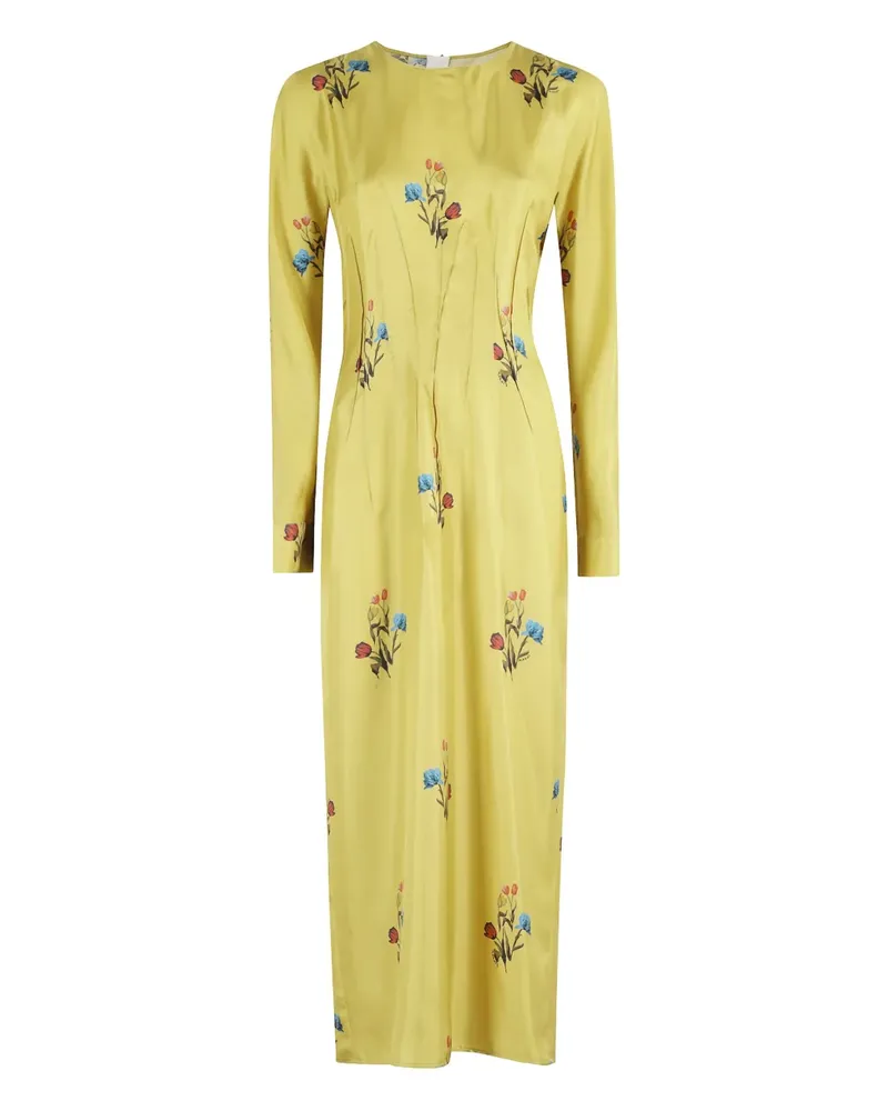 Marni floral-print maxi dress - Gelb Gelb