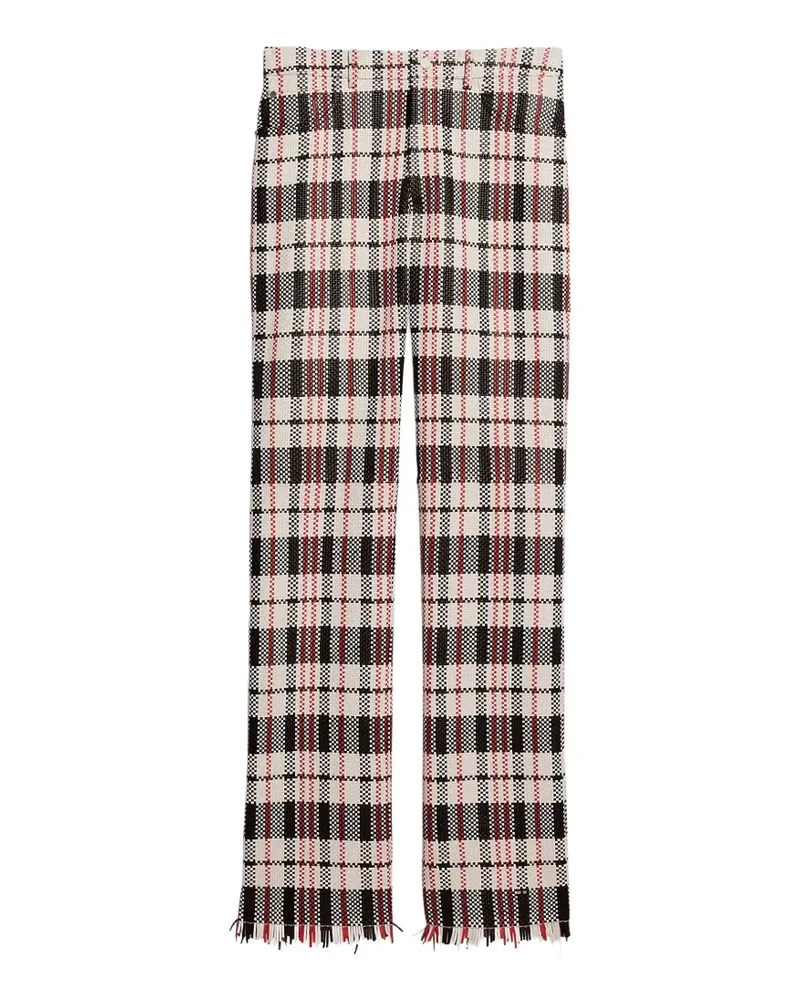 Helmut Lang Lederhose mit geradem Bein - Nude Nude