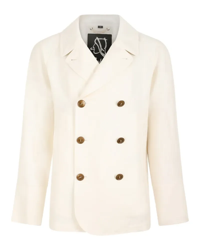 Sealup double-breasted notched-lapel jacket - Nude Nude