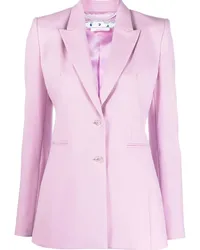 OFF-WHITE Einreihiger Blazer Violett