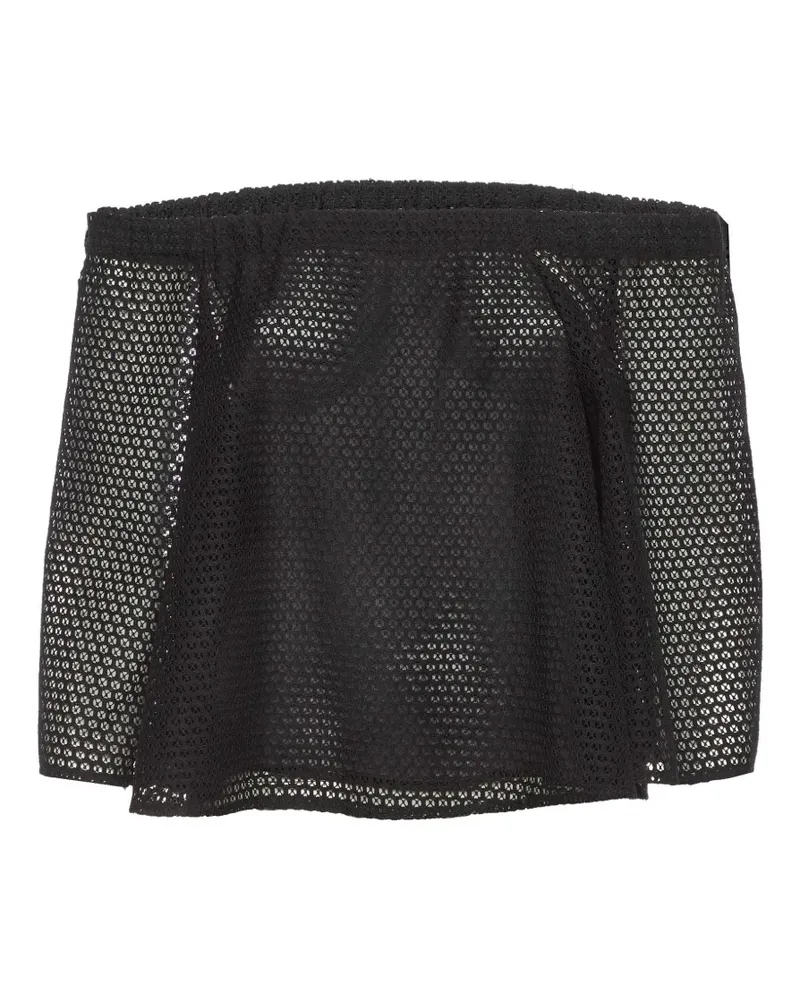 Maje off-the-shoulder top - Schwarz Schwarz