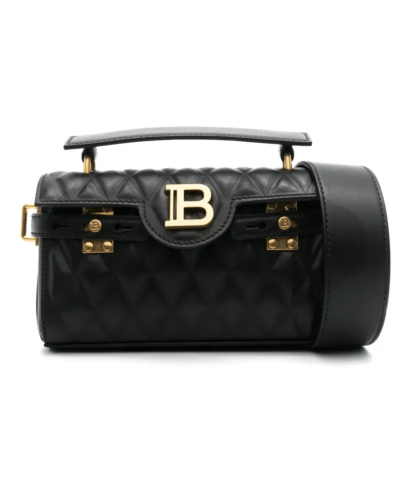 Balmain Gesteppte Mini-Tasche - Schwarz Schwarz