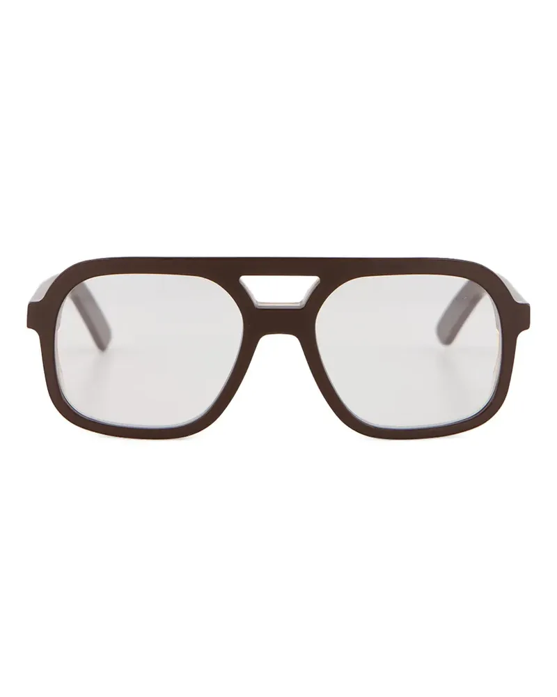 Emmanuelle Khanh pilot-frame optical glasses - Braun Braun
