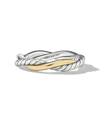 David Yurman 14kt Petite Infinity Gelbgoldring Silber