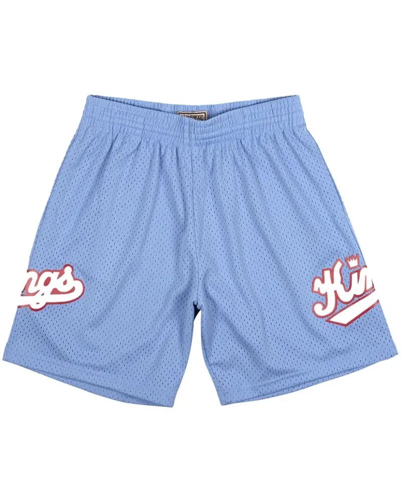 Mitchell & Ness NBA Sacramento Kings 85 Swingman Shorts - Blau Blau