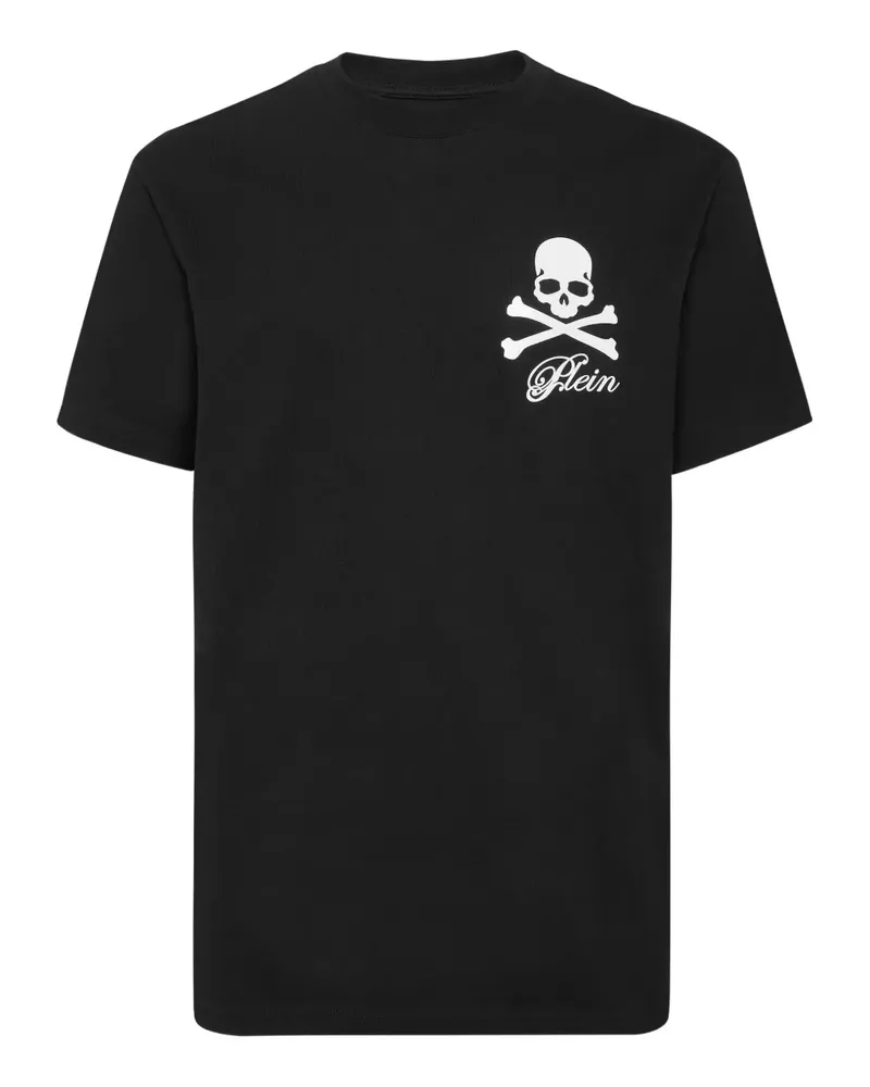 Philipp Plein T-Shirt mit Skull and Bones-Print - Schwarz Schwarz