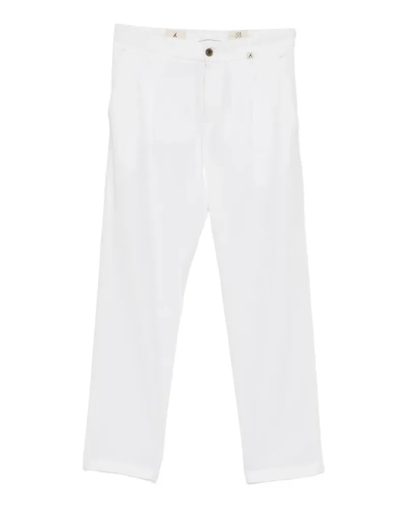 MYTHS pleated trousers - Weiß Weiß