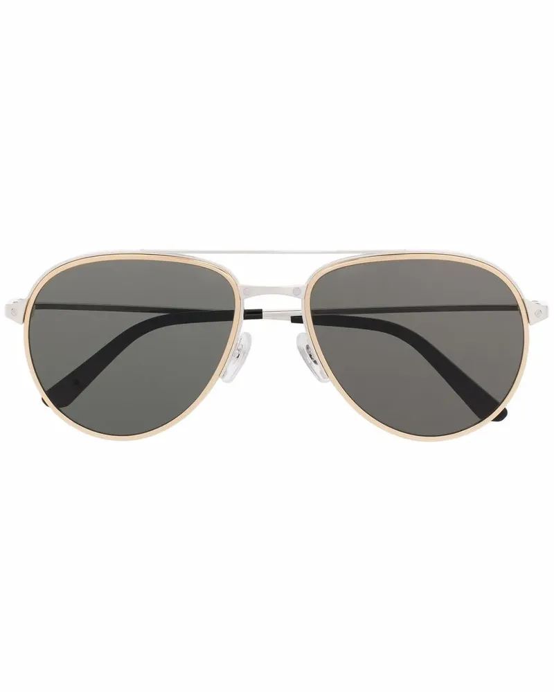 Cartier Santos de Cartier Pilotenbrille - Silber Silber