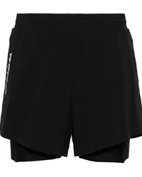 Y-3 Lauf-Shorts aus Ripstop mit Logo-Print Schwarz