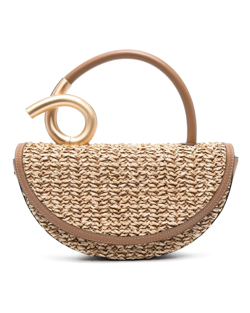 Cult Gaia Gewebte Tote Bag - Nude Nude