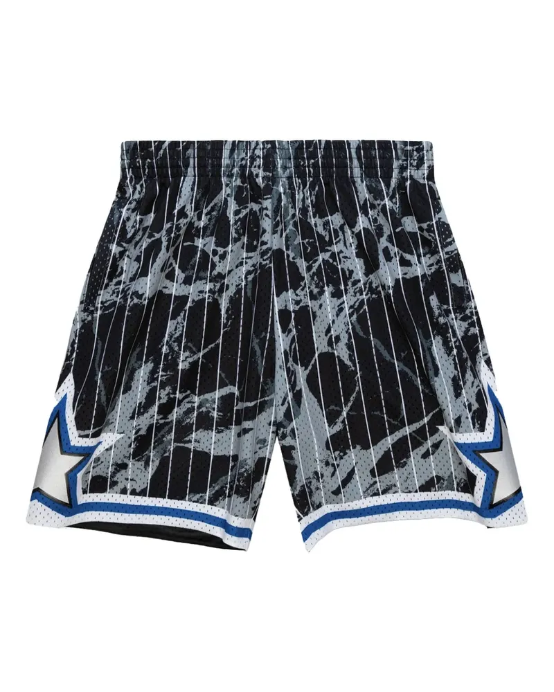 Mitchell & Ness x Orlando Magic 1994 Team Marble Swingman Shorts - Schwarz Schwarz