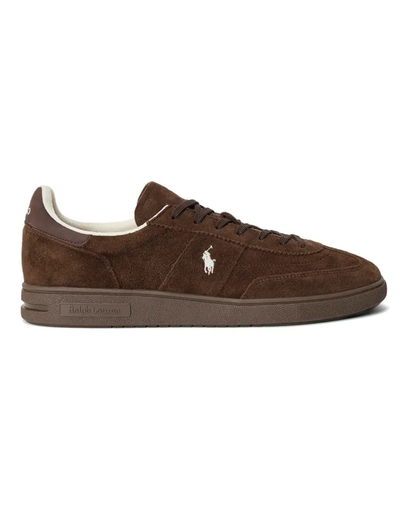 Ralph Lauren Bedford suede sneakers - Braun Braun
