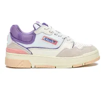 Sneakers aus Wildleder - Nude