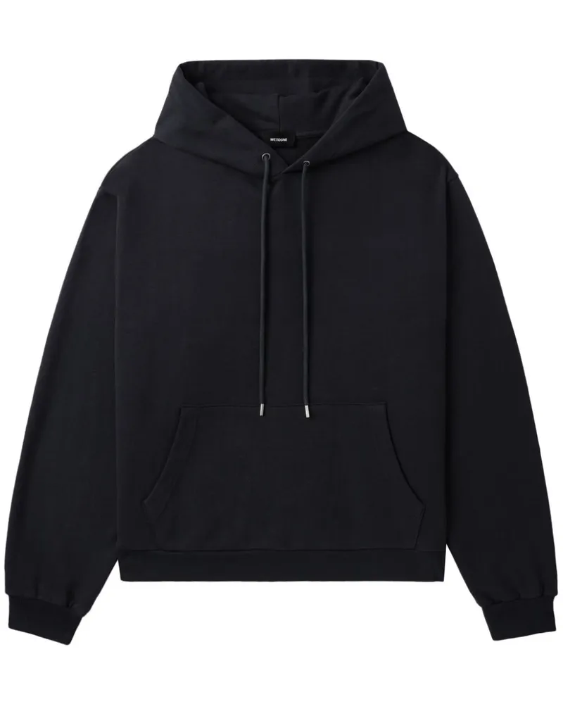 WE 11 DONE Klassischer Hoodie - Schwarz Schwarz