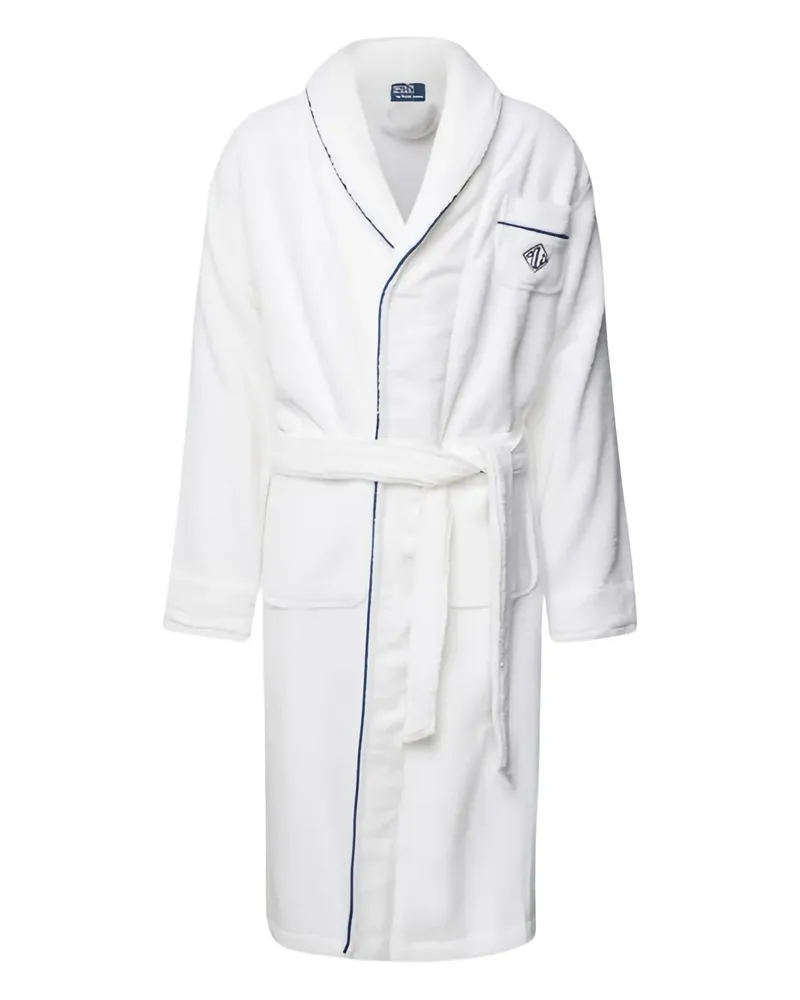 Ralph Lauren Morgenmantel mit Gürtel - Weiß Weiß