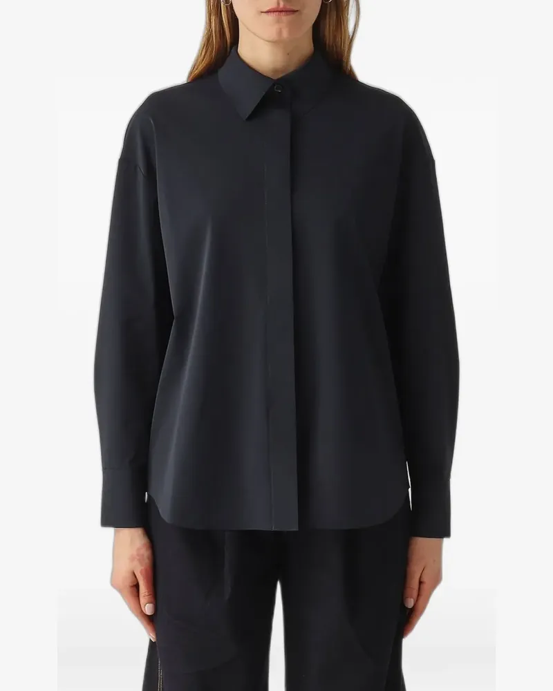 Max Mara long-sleeved shirt - Blau Blau