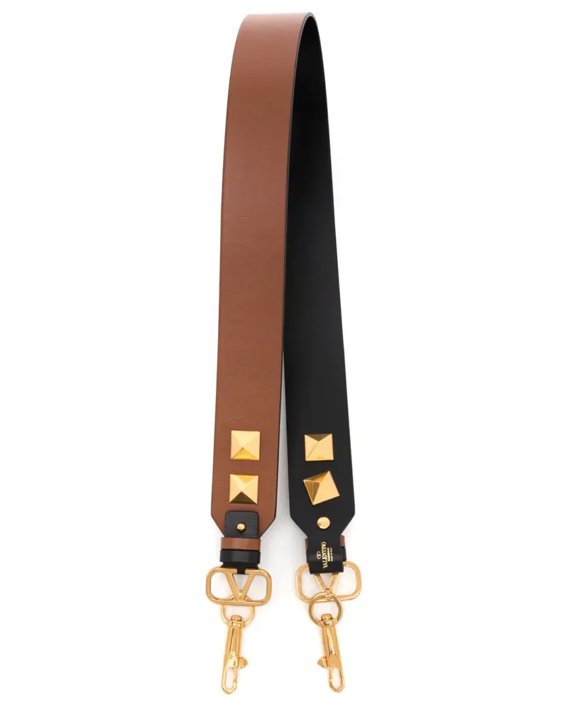 Valentino Garavani Wendbarer Rockstud Schulterriemen - Braun Braun
