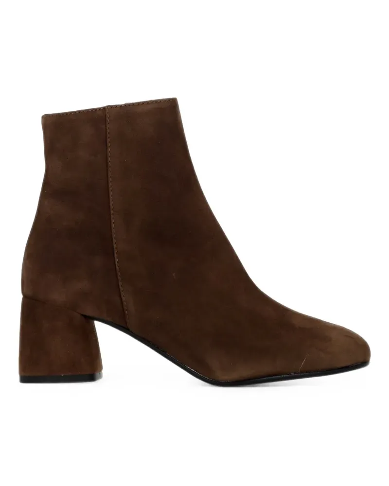 Status suede-finish ankle boots - Braun Braun