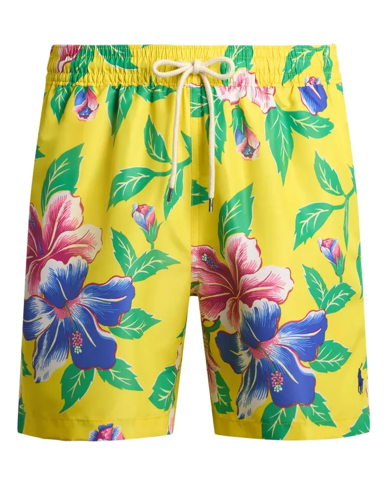 Ralph Lauren Badeshorts mit Blumen-Print - Gelb Gelb