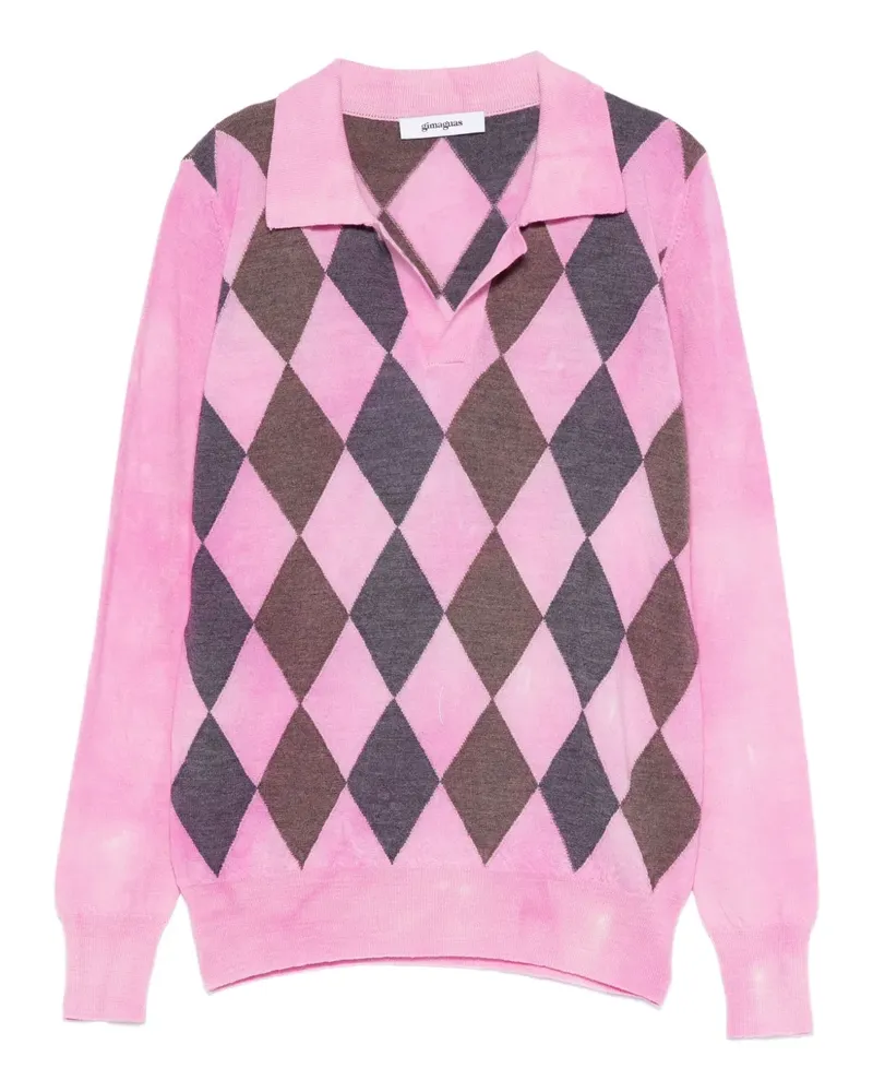 GIMAGUAS Rory argyle-pattern sweater - Rosa Rosa