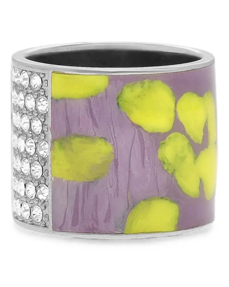 Dries van Noten handmade painted ring - Silber Silber
