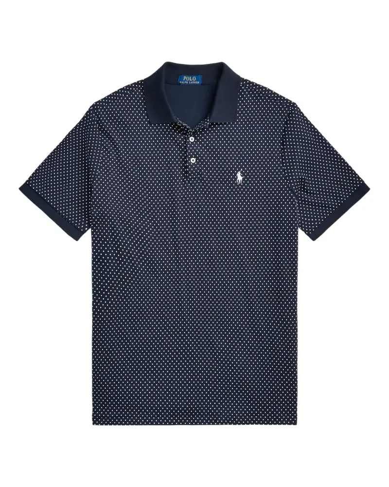 Ralph Lauren Polo Pony polka-dot polo shirt - Blau Blau