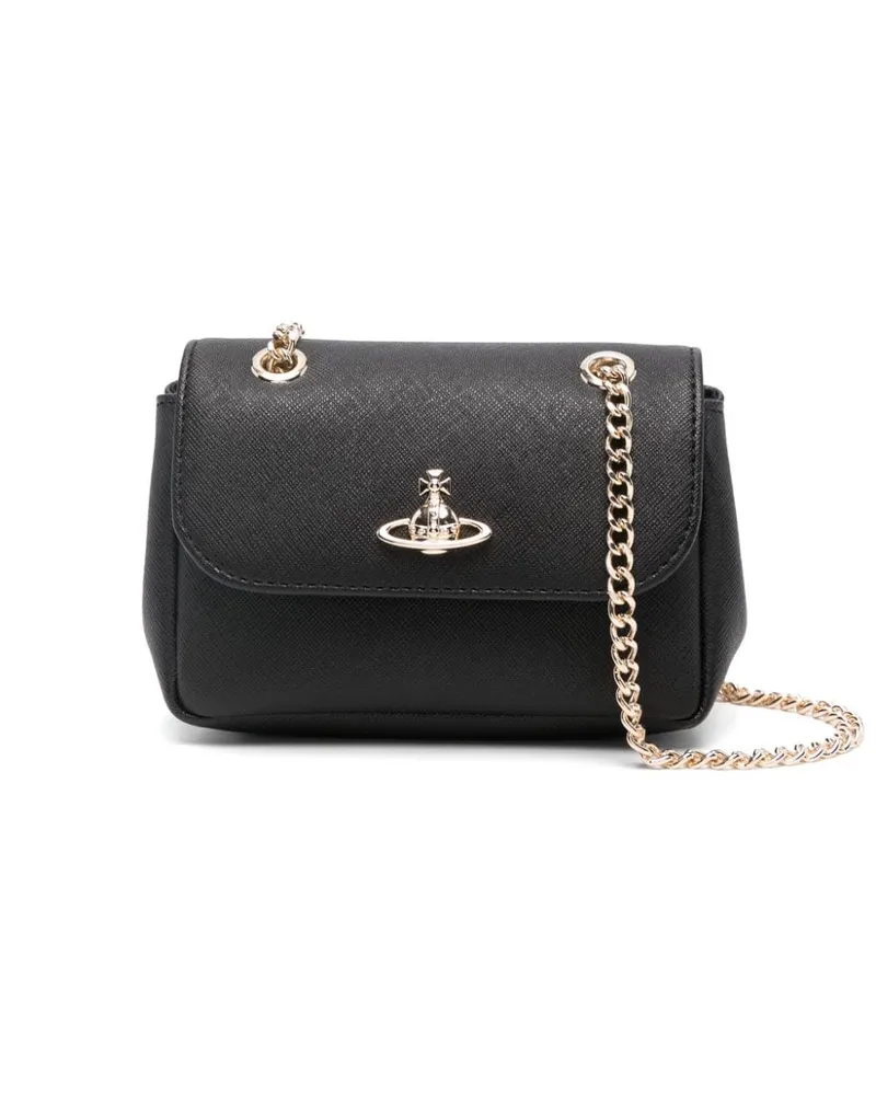 Vivienne Westwood Kleine Purse Chain Schultertasche Schwarz