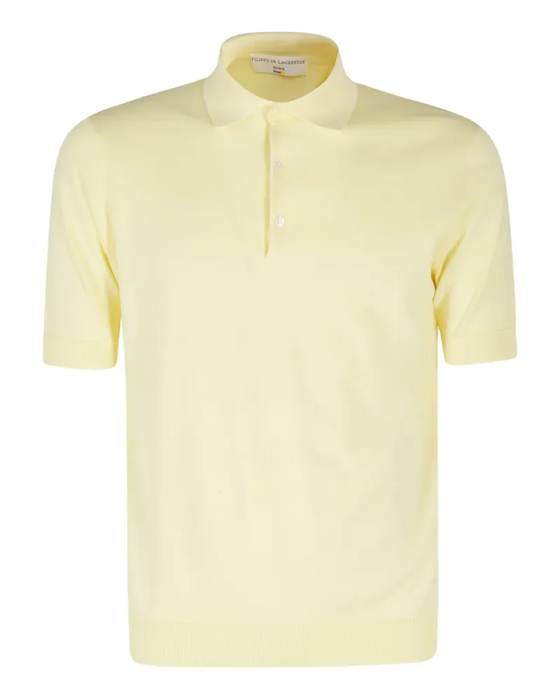 Filippo de Laurentiis Kurzärmeliges Poloshirt - Gelb Gelb