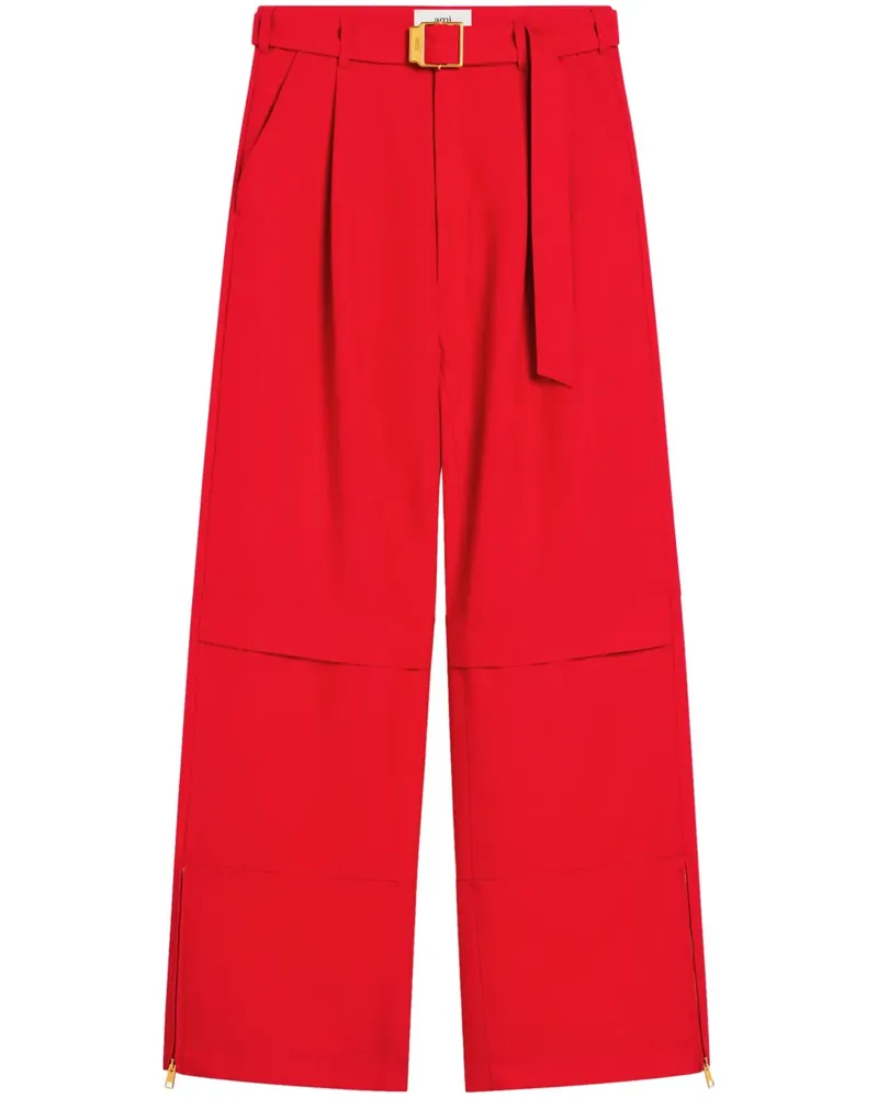 AMI Paris Klassische Cargohose - Rot Rot
