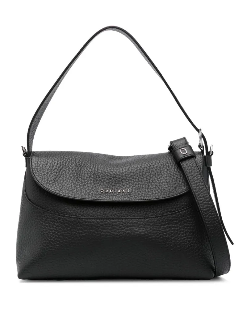 Orciani Nana Schultertasche - Schwarz Schwarz