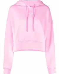 MSGM Hoodie mit Logo-Print Rosa