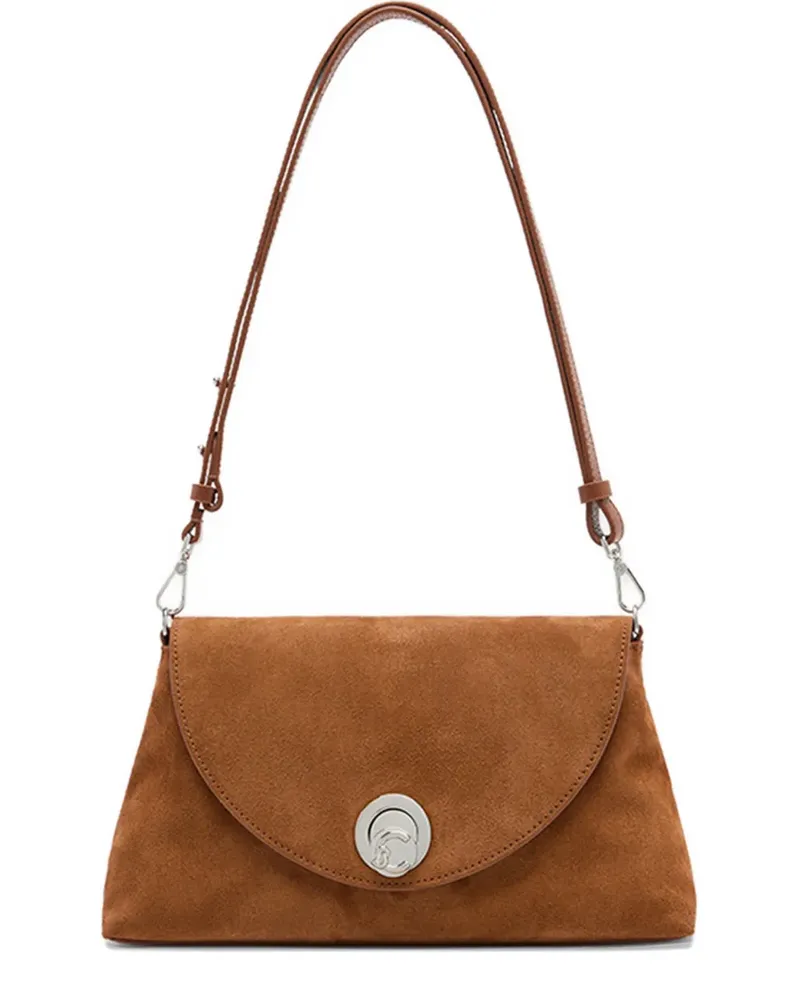 Coccinelle Mittelgroße Niki Schultertasche - Braun Braun