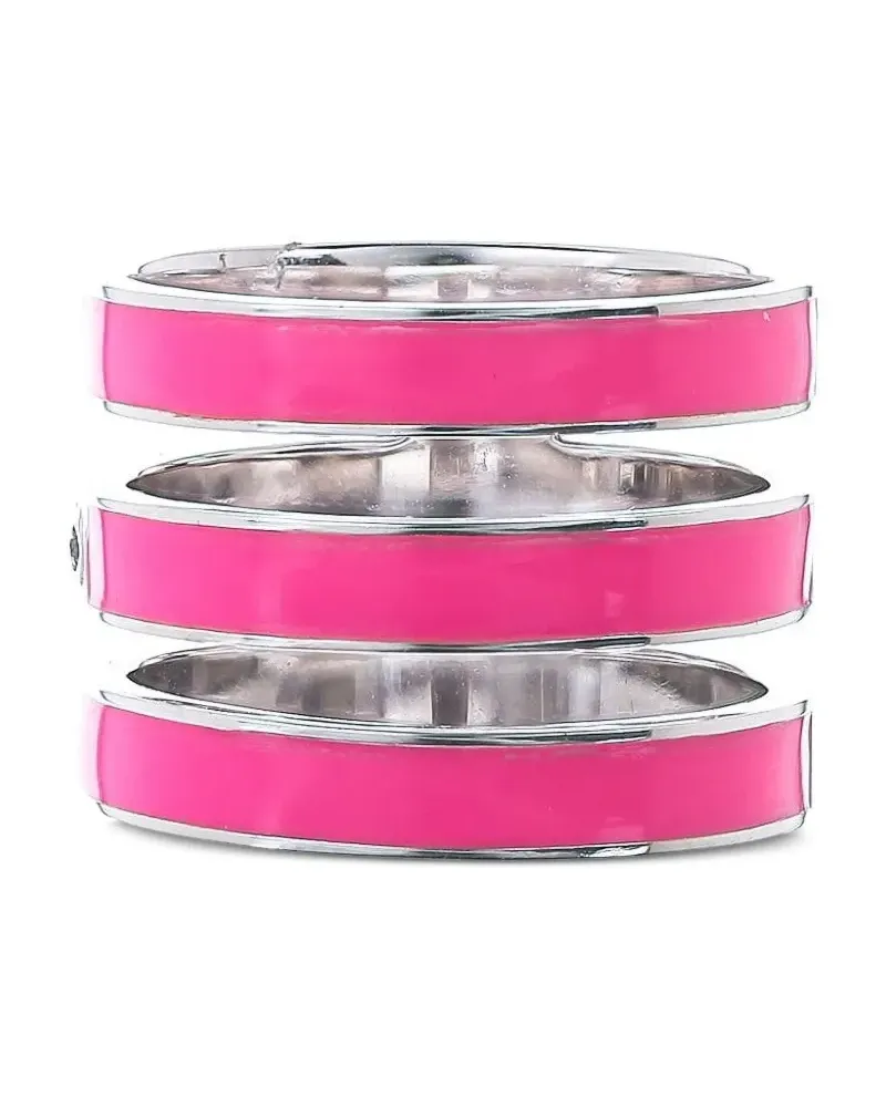 Loree Rodkin 14kt Triple Band Weißgoldring - Silber Silber