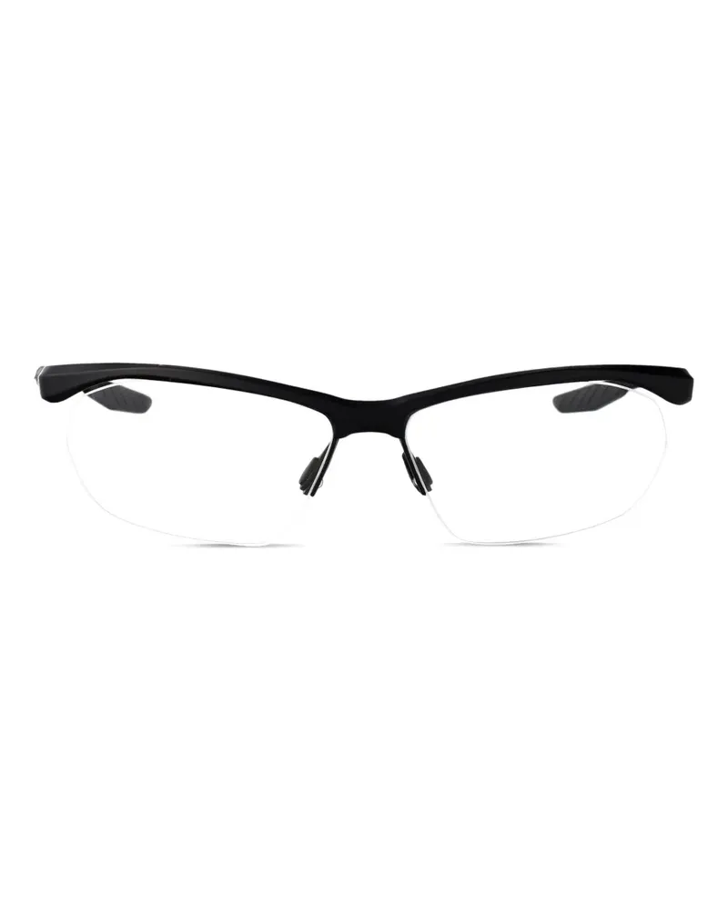 Nike 7401 Brille mit Shield-Gestell - Schwarz Schwarz