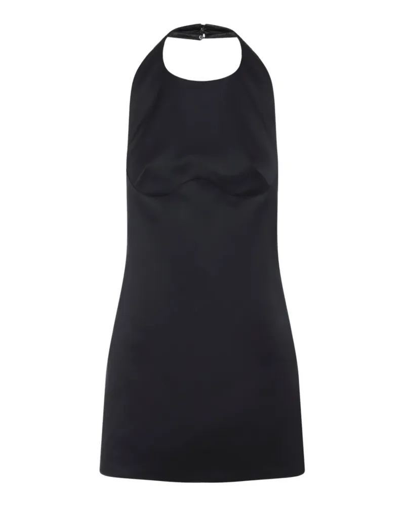 Elisabetta Franchi halterneck sleeveless dress - Schwarz Schwarz