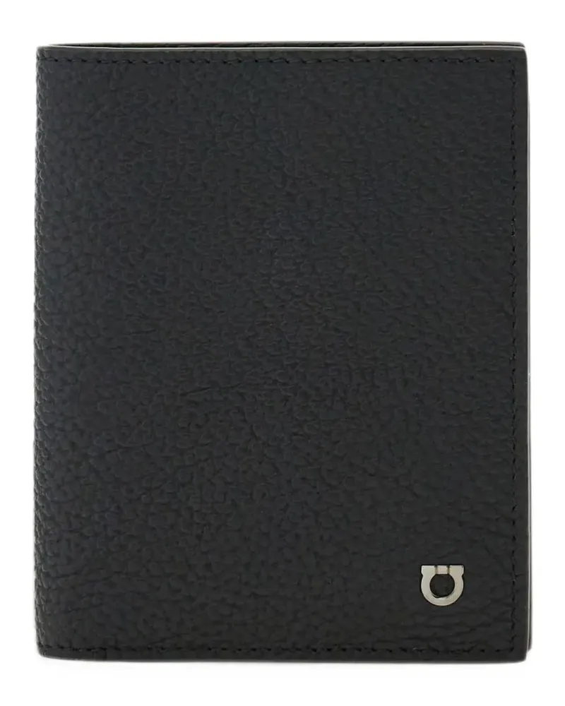 Ferragamo Kartenetui mit Gancini-Detail - Schwarz Schwarz