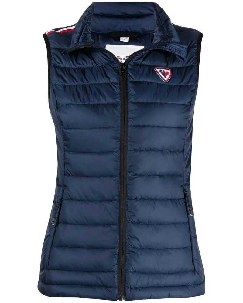 Rossignol Steppweste mit Stehkragen - Blau Blau