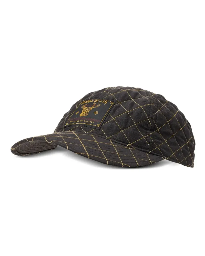 Ralph Lauren Gesteppte Baseballkappe mit Reh-Patch - Schwarz Schwarz
