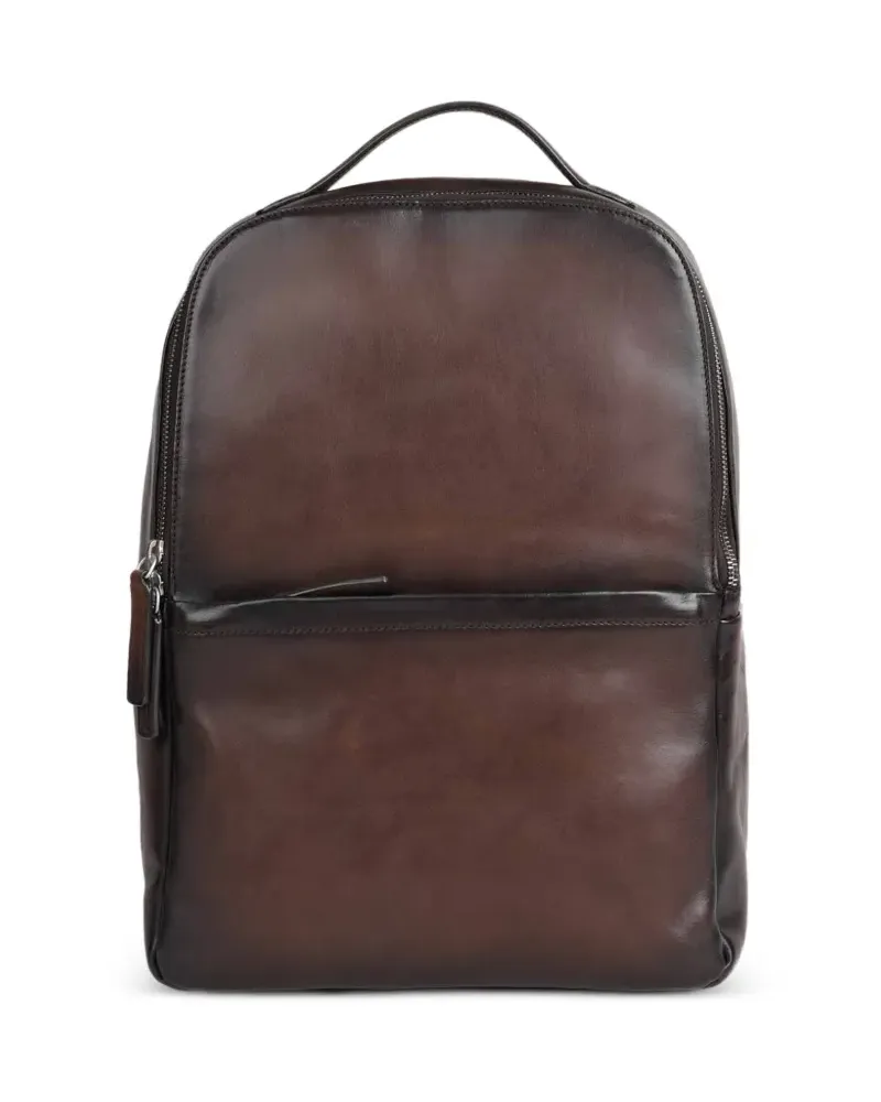 Officine Creative Italia smooth leather backpack - Braun Braun