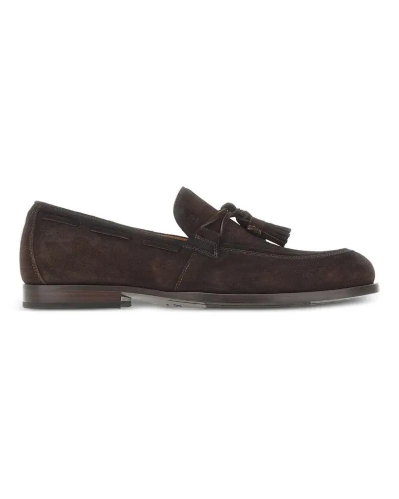 Fabi tassel-detail leather loafers - Braun Braun