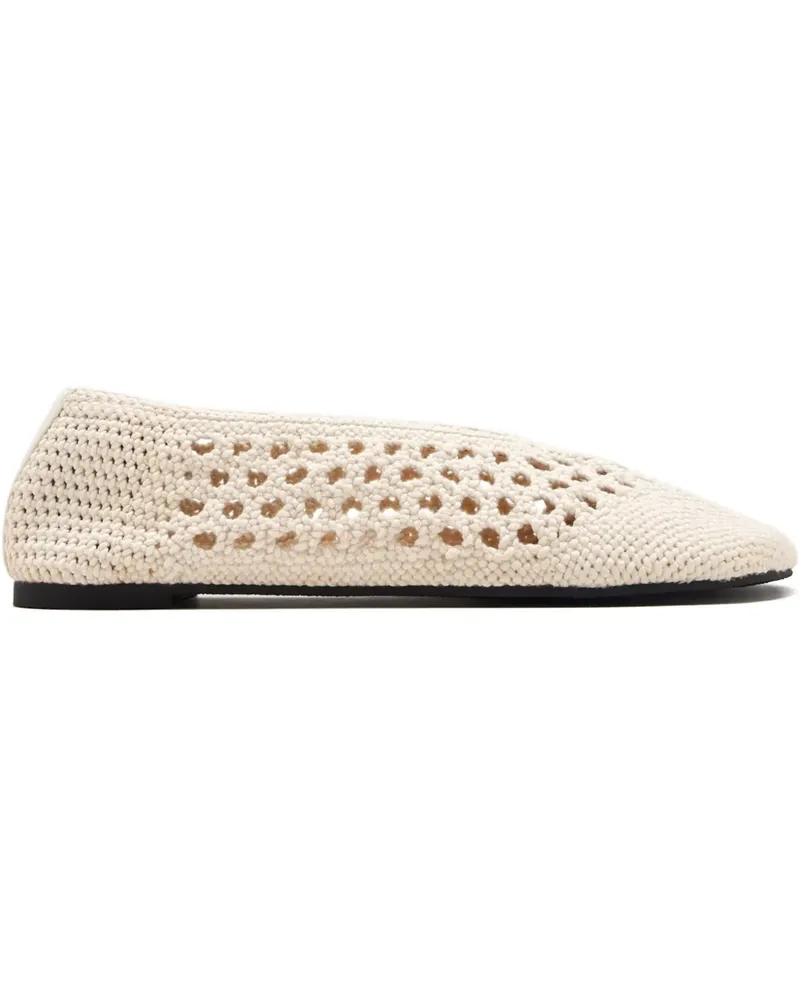 Stella McCartney Gehäkelte Ballerinas - Nude Nude