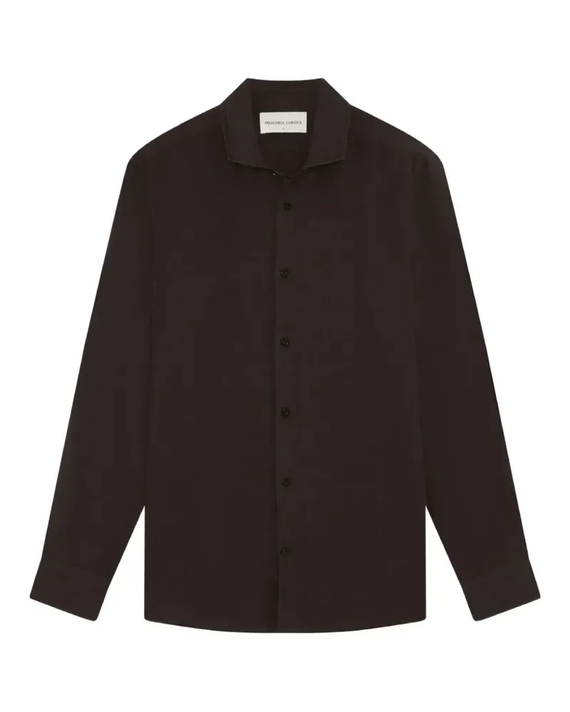 Frescobol Carioca Antonio long-sleeve shirt - Braun Braun