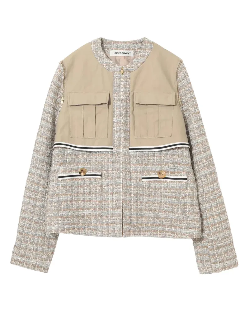 Undercover Tweed-Jacke mit Einsätzen - Nude Nude