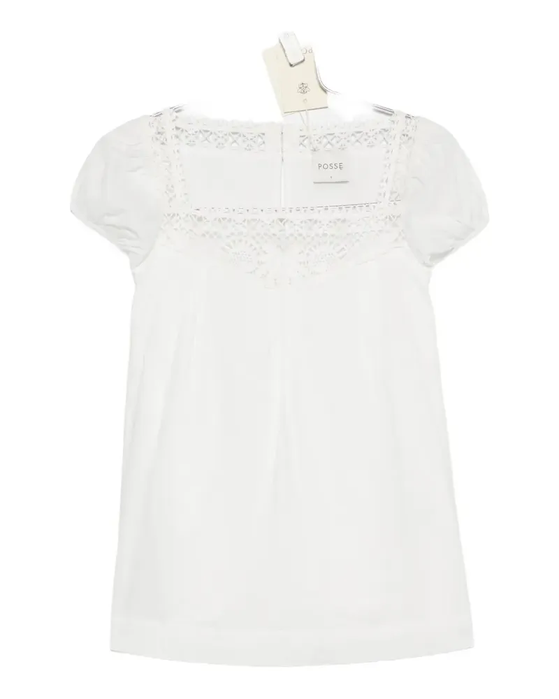 Posse Veda crochet-trim blouse - Weiß Weiß