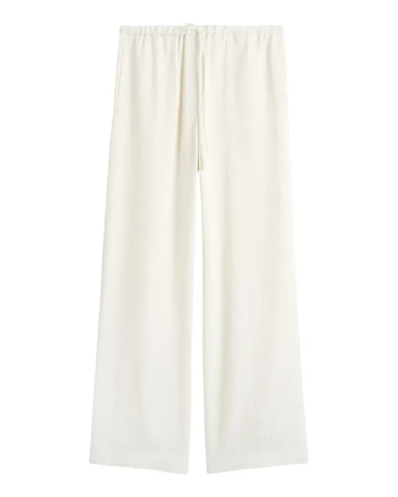 Totême Gestreifte Hose mit Kordelzug - Nude Nude