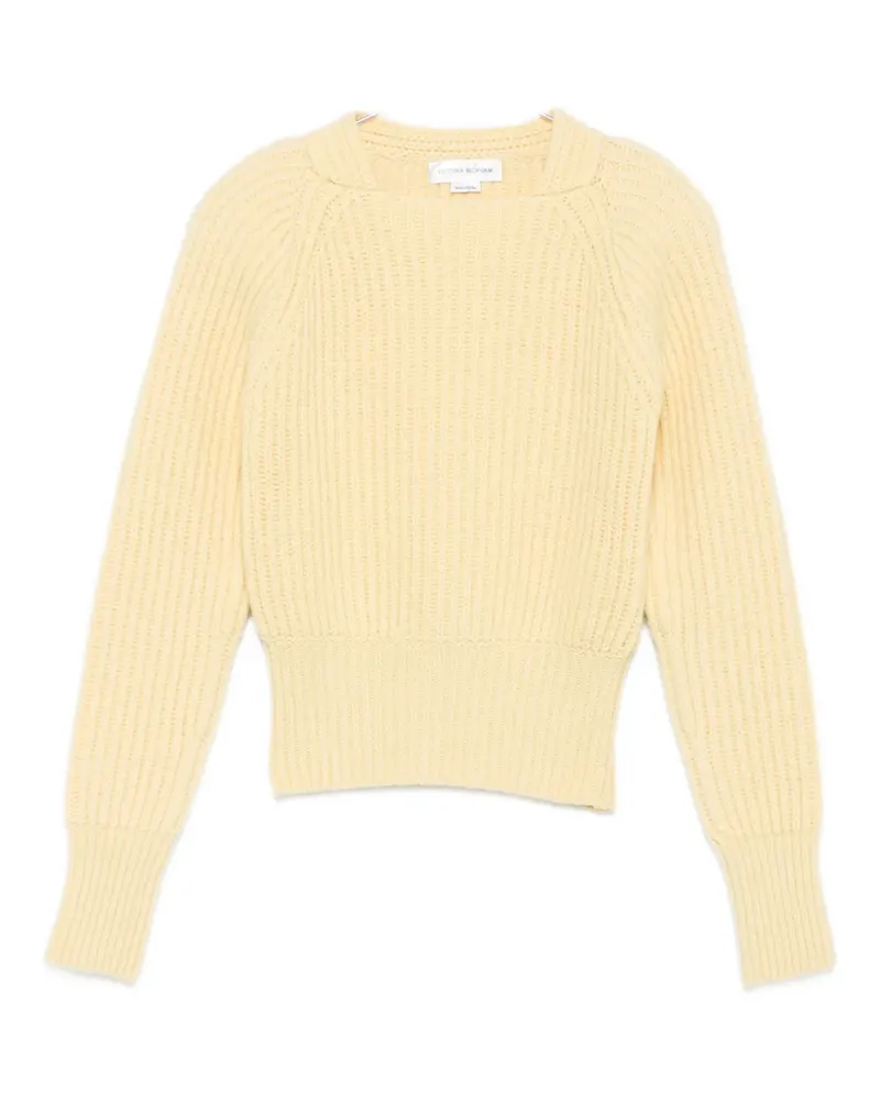 Victoria Beckham Pullover mit Raglanärmeln - Gelb Gelb